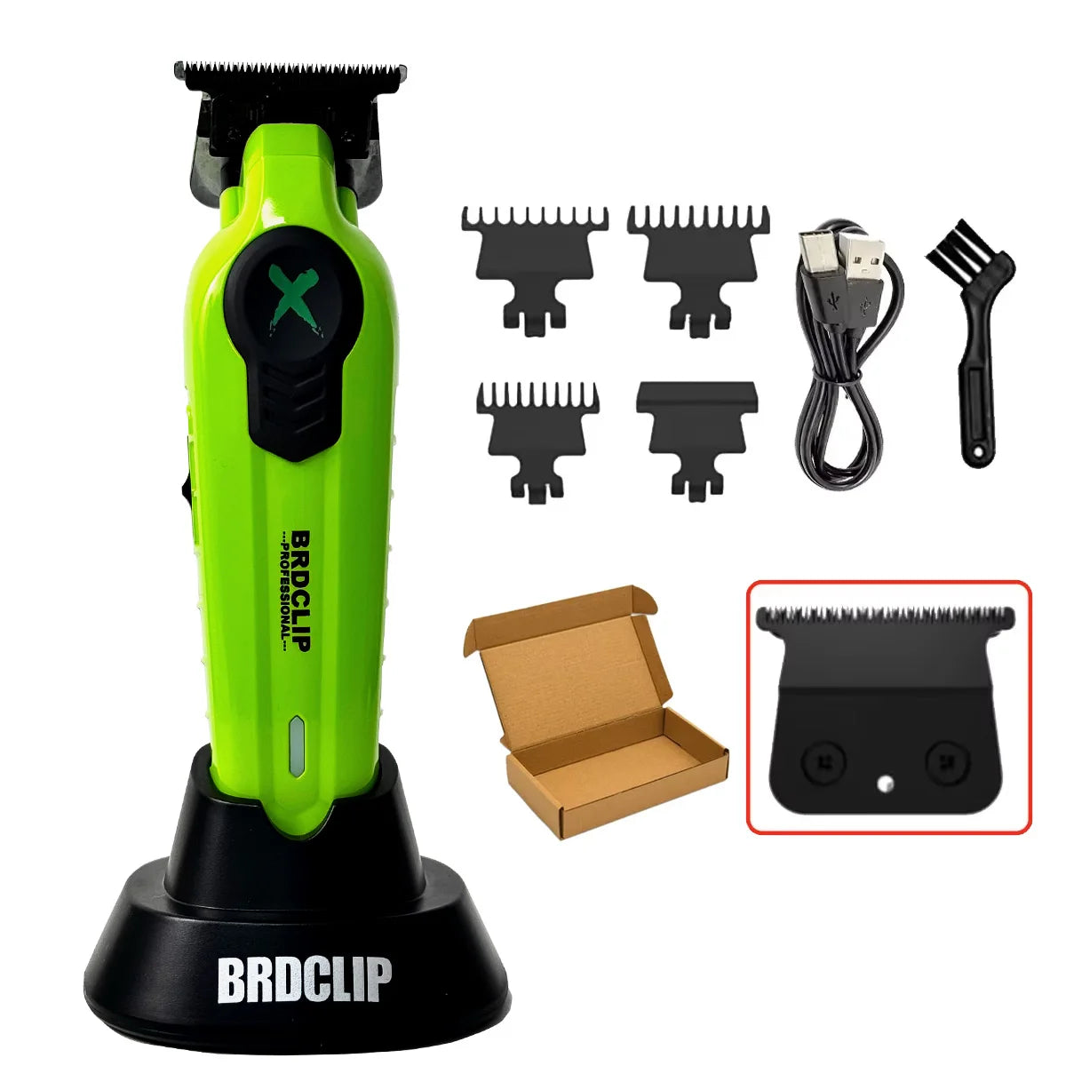 New BRDCLIP FA1T Green Professional Hair Trimmer