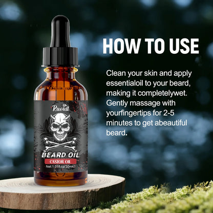 Beard essential oil rich in castor oil Beard Growth