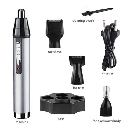 Original Kemei 4in1 Rechargeable Nose Hair Trimmer