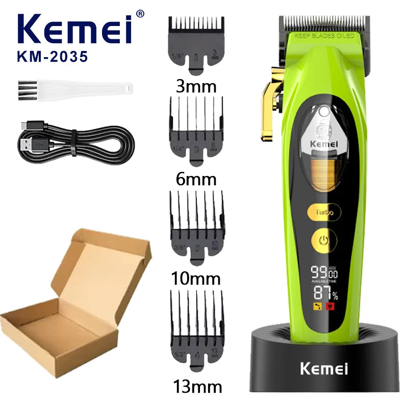 Kemei 2035 Hair Clipper Barber Professional Beard Hair Trimmer