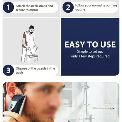 Male Shaving Aprons Beard Shaving Bib