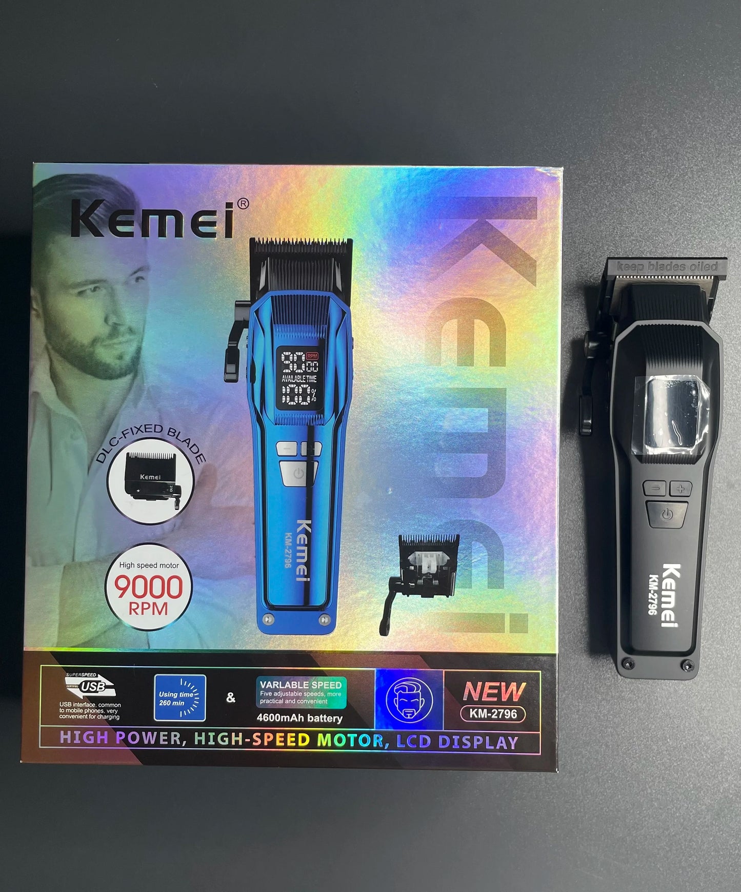 KEMEI Hair Trimmers Clippers Professional Clippers km-2796