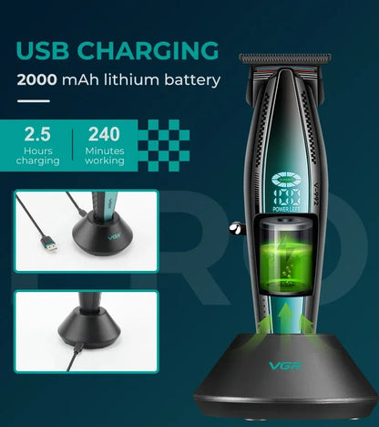VGR Hair Clipper Professional Hair Cut Machine Electric Clipper