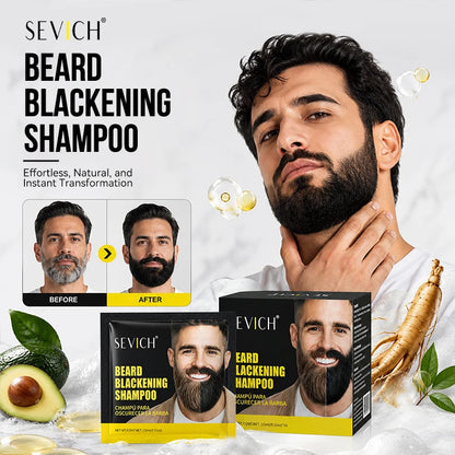 Instant Hair Dye Black Beard Shampoo Beard Paint