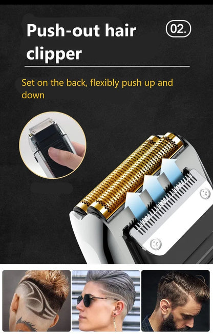 Kemei hair clipper men's trimmer kit km-5027 km-2028 clipper