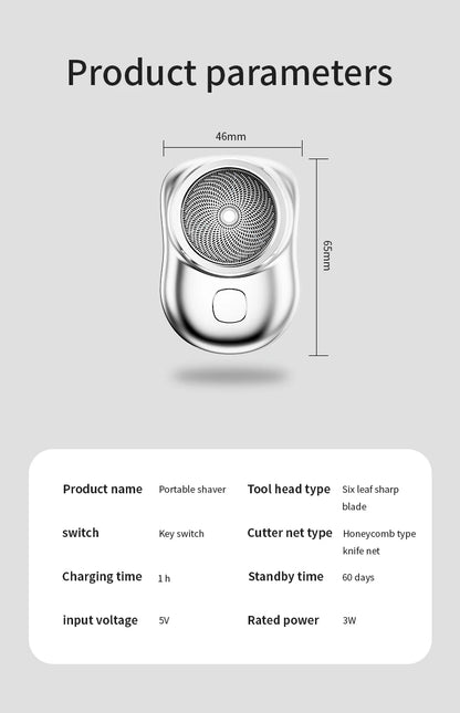 Mini Electric Shaver For Men Portable Electric Shaver