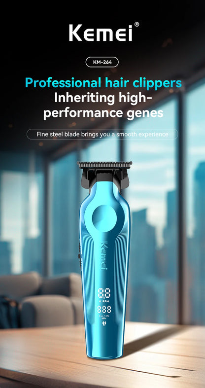 kemei Salon Rechargeable Trimmer Clipper High Speed KM-264