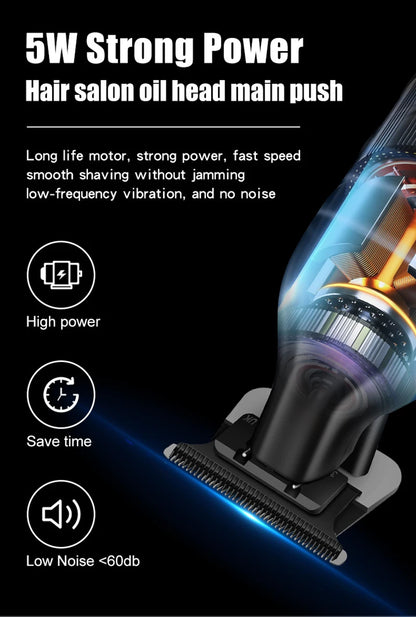 Men Hair Clippers Professional Barber Hair Trimming Clipper