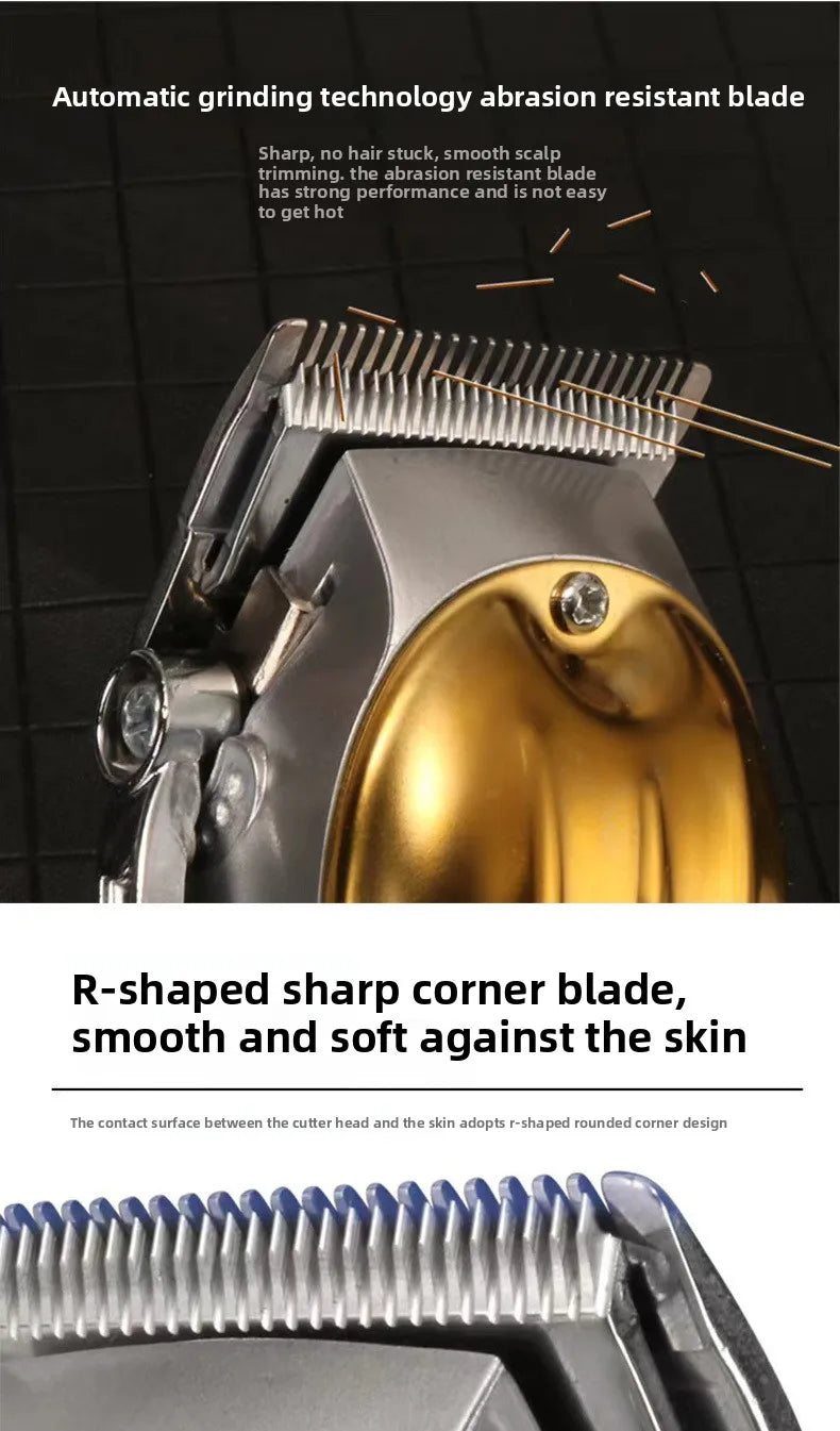 Barber Hair Clippers Professional Cordless Hair Trimmer for Men