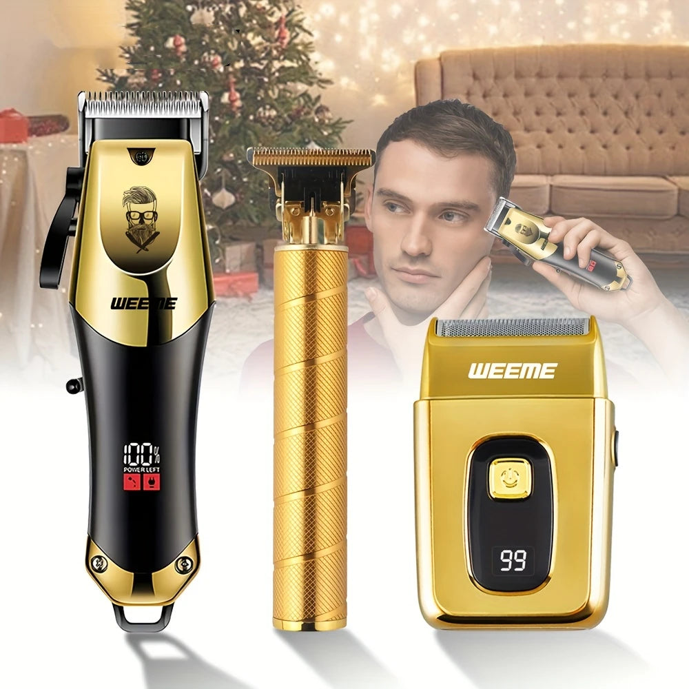 USB rechargeable Barber T-type blade trimmer and reciprocator