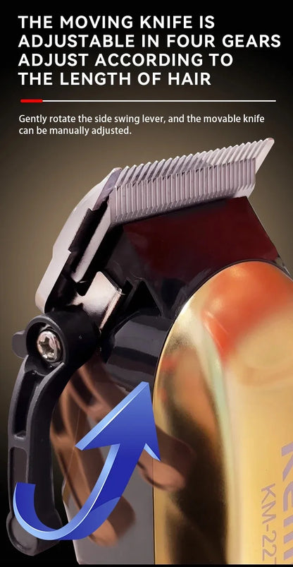Kemei Cordless Hair Clippers Men Professional Hair Trimmer