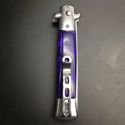 Stainless Steel Foldable Automatic butterfly Pocket Comb