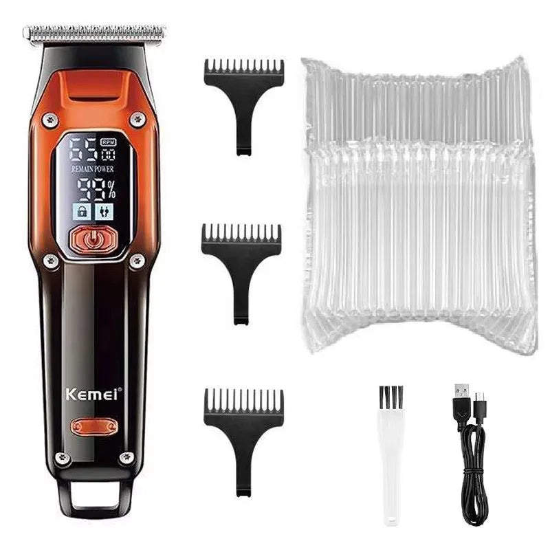 Kemei Barber Hair Trimmer Professional Electric Beard Hair Clipper