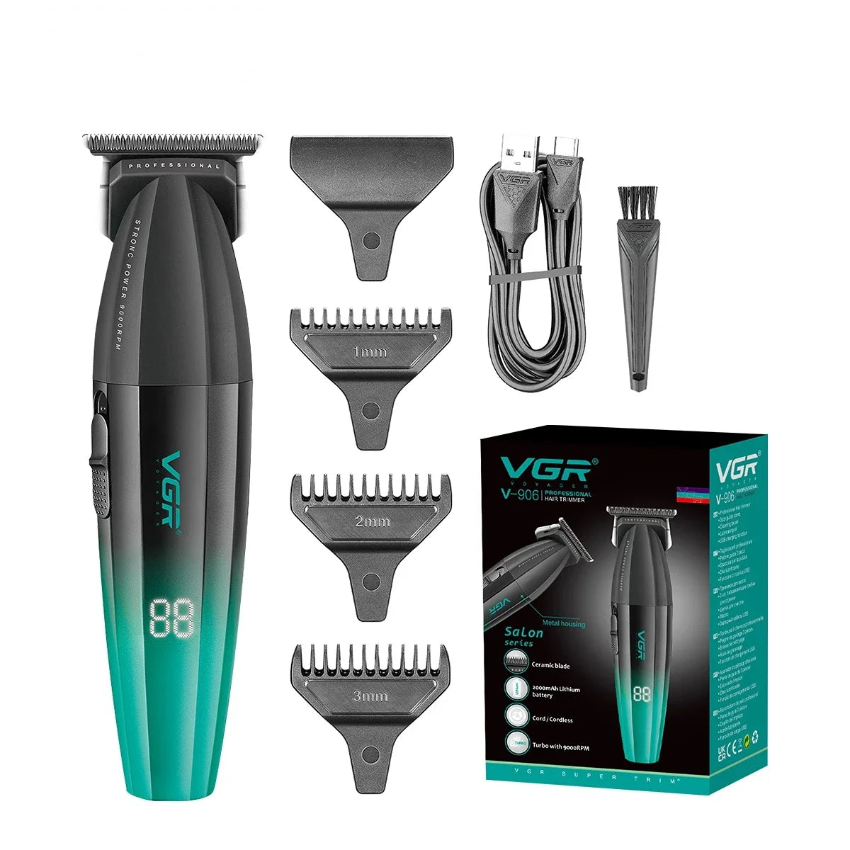 VGR Hair Trimmer Professional Barber Hair Cutting Machine V-003