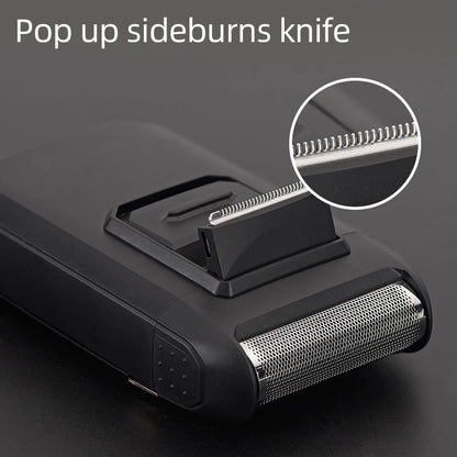 Stainless steel electric shaver USB rechargeable shaving device