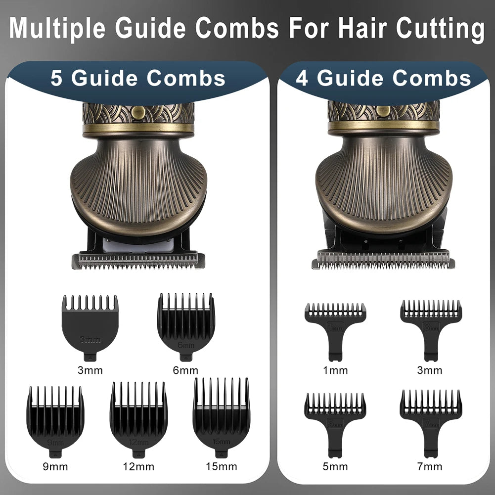 Hatteker 6 in 1 hair clipper set hair trimmer machine