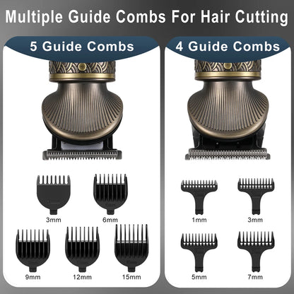 Hatteker 6 in 1 hair clipper set hair trimmer machine