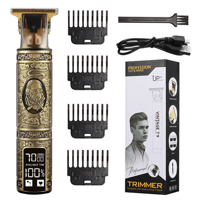 T9 Electric Hair Trimmer LCD Intelligent Display
