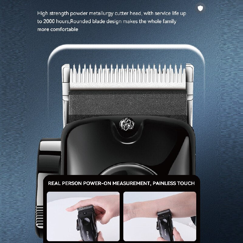 Original Kemei All Metal Hair Trimmer Men Barber Shop Hair Clipper