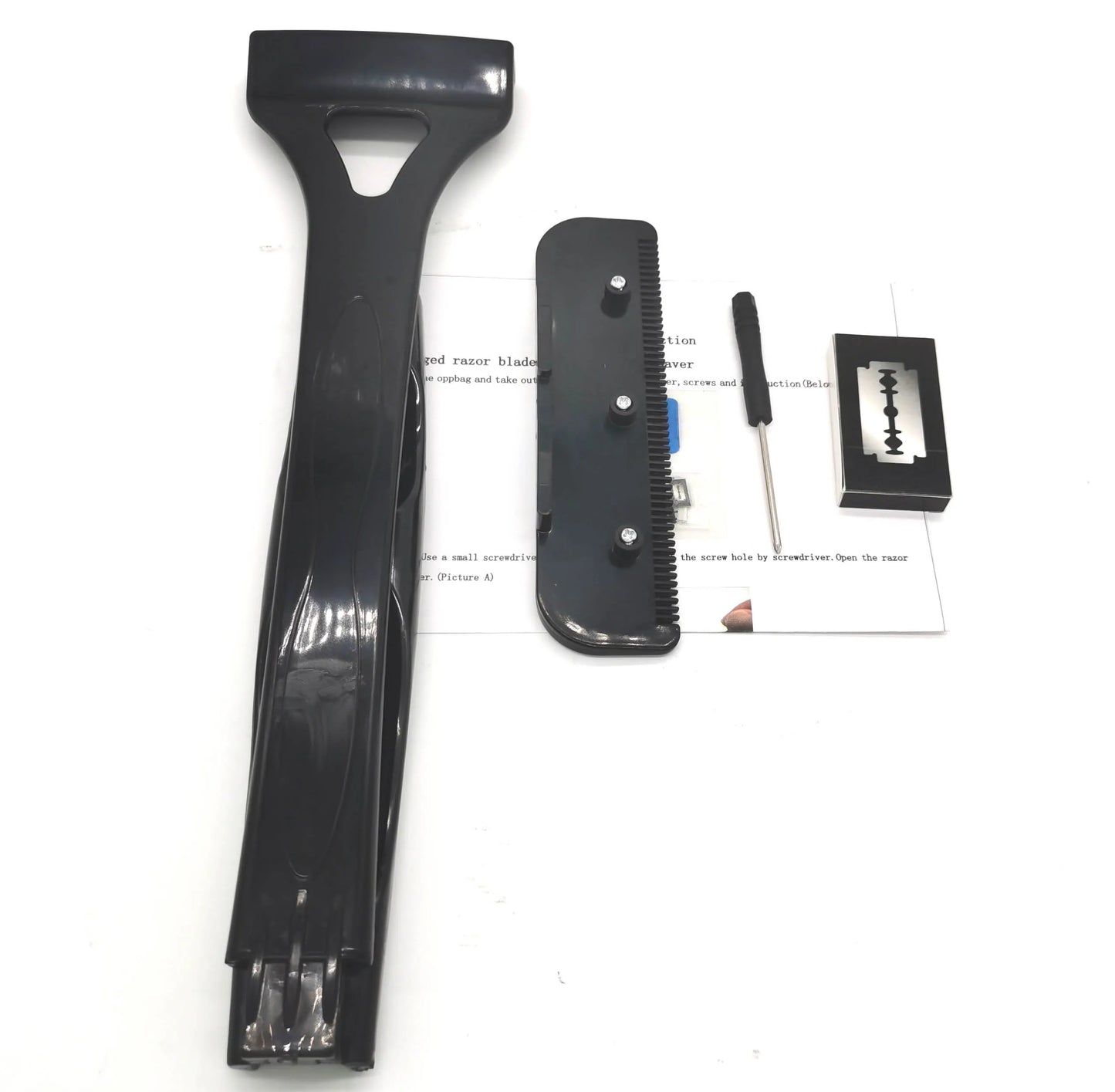 New Men Back Shaver Hair Body Shaver Long Handle Foldable Trimmer