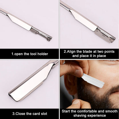 Professional Manual Barber Razor Haircut Shaving Tool