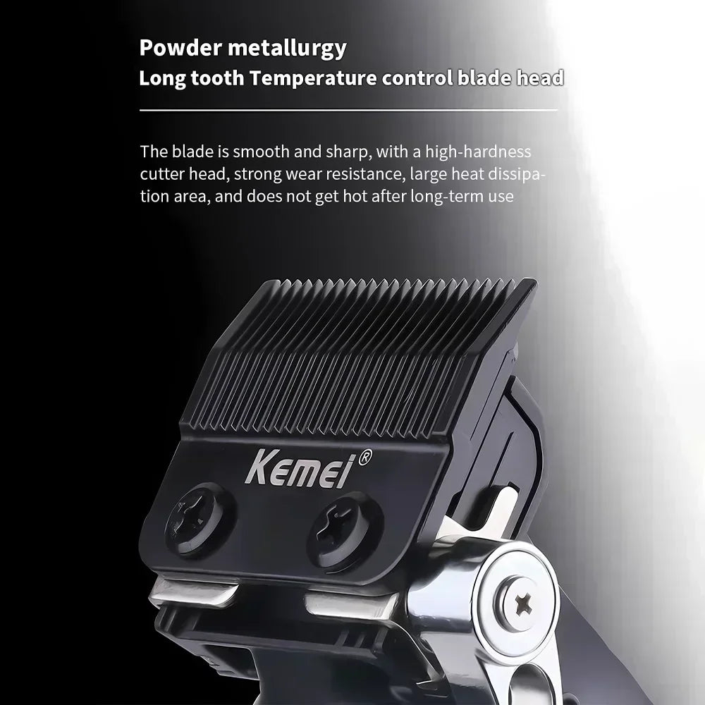 Kemei KM-2996 Professional Precision Fade Hair Clippers Cordless