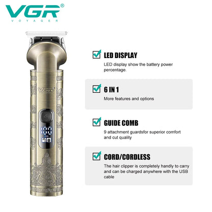 Original VGR all in one Hair Trimmer For Men Shaver