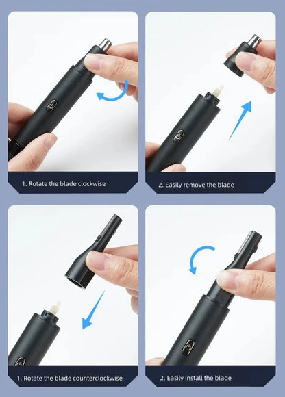 XIAOMI New 3 in 1 Electric Rechargeable Nose Ear Hair Trimmer