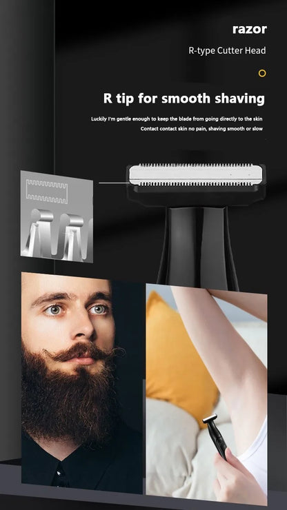 KM-114 3in1 Electric shaver for men wet dry electric razor