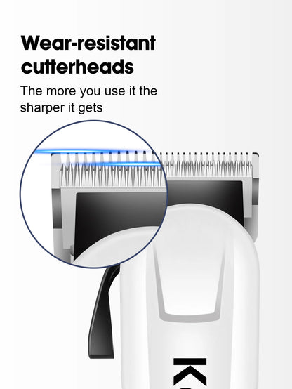 Kemei-809A Professional Hair Trimmer Adjustable Electric Clipper