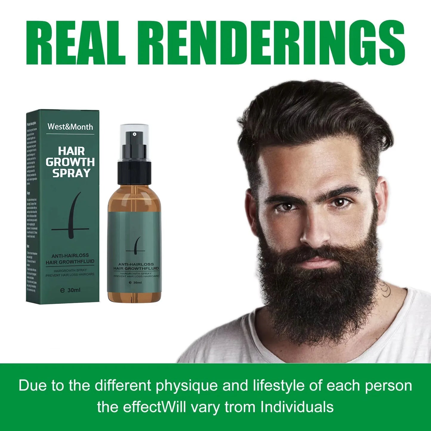 Natural Men Beard Growth Roller Set Beard Growth Kit