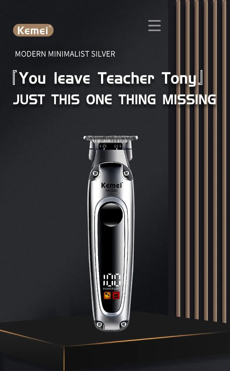 Kemei 2261 Barber Shop Hair Trimmer Electric Hair Clipper