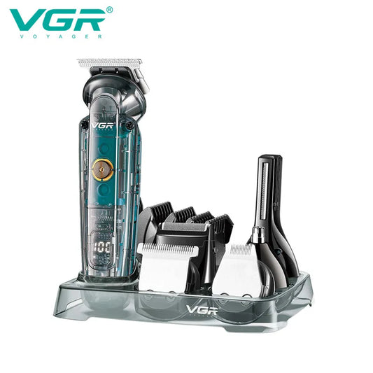 VGR V102 Hair Trimmer Electric Barber Multi-functional 6-in-1 Hair Cutting