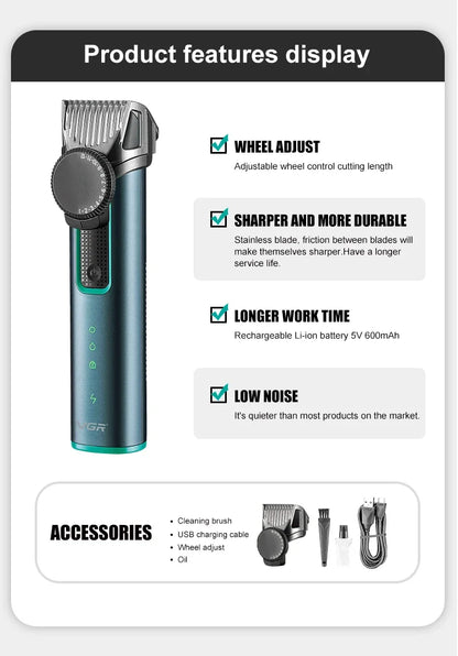 Original VGR 973 Adjustable Electric Hair Trimmer