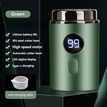 Men Electric Mini Shaver Rechargeable Type-c Charging  Razor