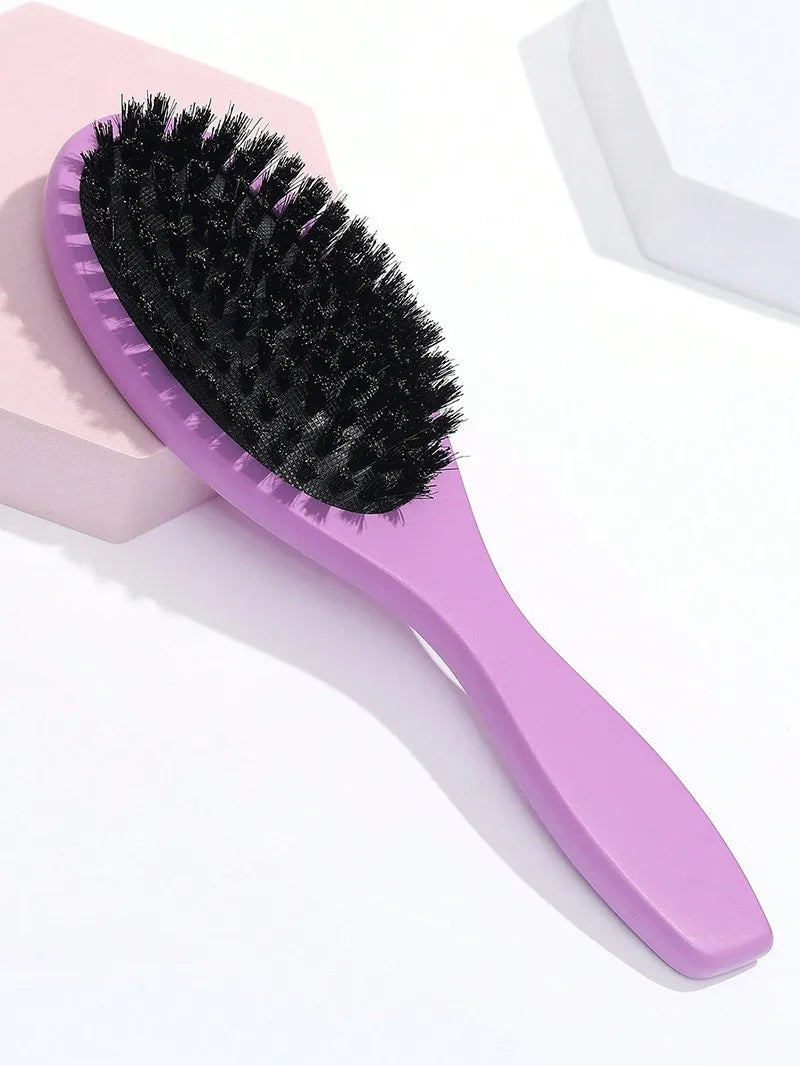 New Arrival Hair Brush Wood Handle Boar Bristle