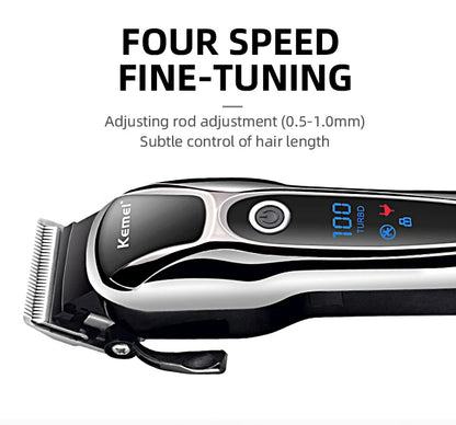 Kemei Professional Hair Clipper Rechargeable Trimmer KM-1990