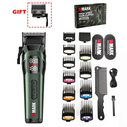 9000RPM NG-8080 Professional Hair Clipper 5 Speed Adjustment