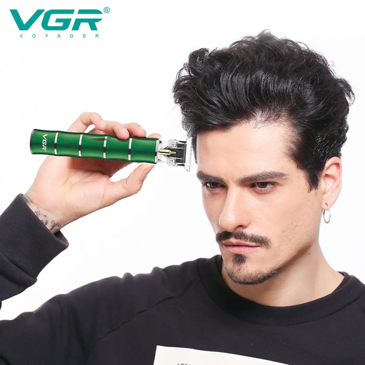 VGR Retro Metal Electric Hair Clipper Hair Trimmer V-193