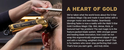 Professional Wahl 8148 Magic Clip Shaver For Barbers and Stylists