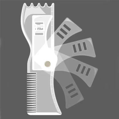 5-in-1 Adjustable Rotatable Beard Comb for Men