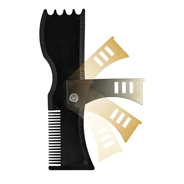 5-in-1 Adjustable Rotatable Beard Comb for Men