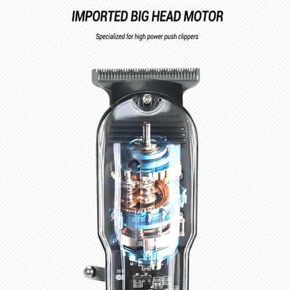 Professional Hair Clippers Rechargeable Hair Clipper Transparent