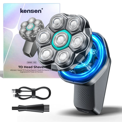 S32 Electric Head Shaver for Men 7D Floating Cutter