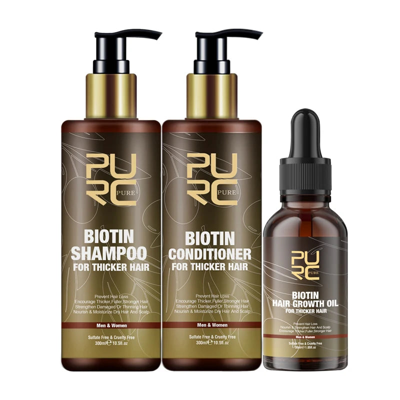 Prevent Hair Loss Shampoo And Conditioner Growth Oil
