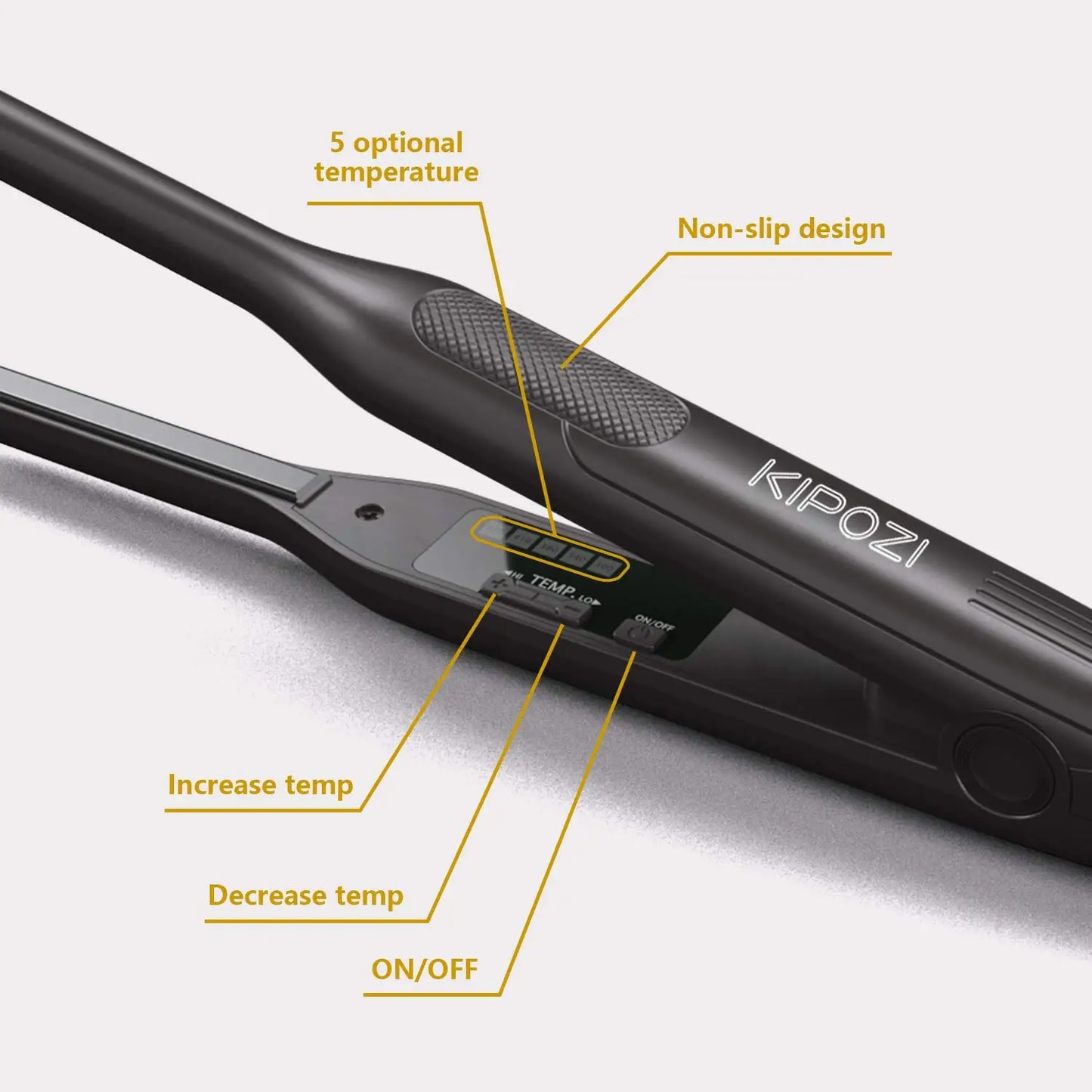 Titanium Small Titanium Dual Voltage Beard Straightener
