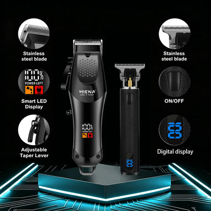 HIENA 4-in-1 Hair Clipper Kit Barber Machine for Men