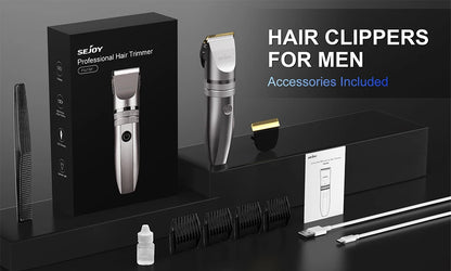 SEJOY Hair Trimmer for Men Hair Clippers for Barbers  Electric Trimmer