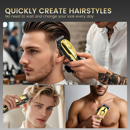 HATTEKER professional Hair Clipper Adjustable Blade for Men