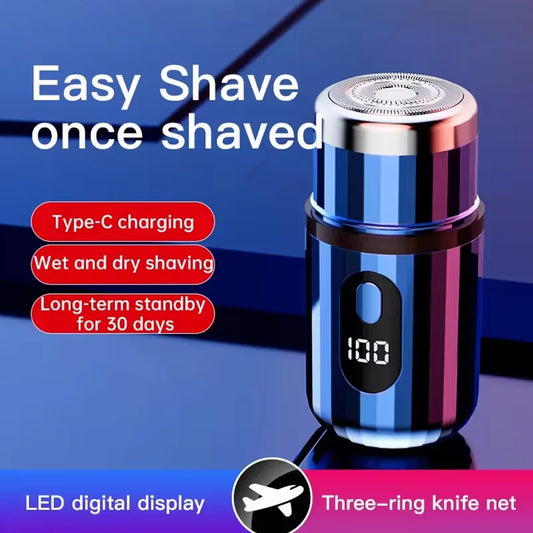 Mini Electric Shaver USB-C Rechargeable Shaver  Cordless Shaver